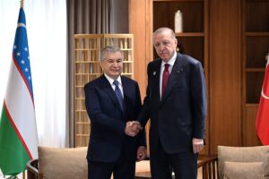 Президент Узбекистана провел встречу с главой Турции